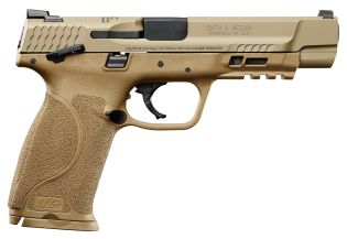 Smith & Wesson M&P 9 M2.0 9mm Longslide Pistol Flat Dark Earth - Law Enforcement, First Responders & Military 