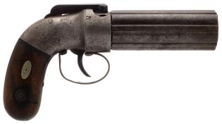 Antique Allen & Thurber 32 Caliber Pepperbox, Patent 1837 Norwich Era - Collectible *Circa 1840's*